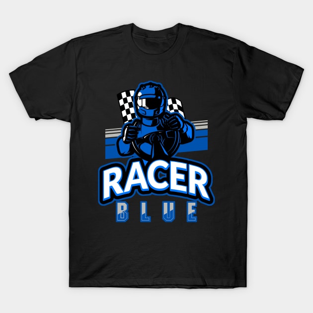 Racer blue shirt cheap